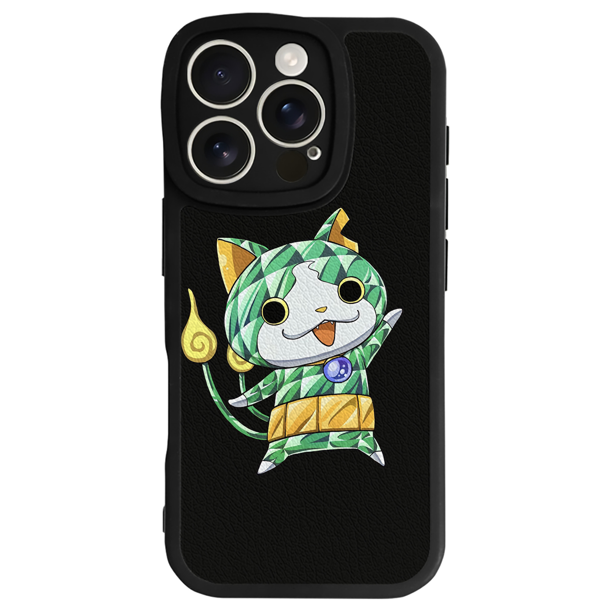 （画像用） 妖怪ウォッチ Yo-kai Watch 【iPhone 16シリーズ対応】シリコンスマホケース（レザー調） 材質：シリコン